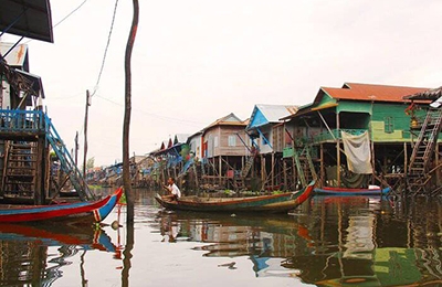 Kompong Pluk floating village half day afternoon tour by Join-in